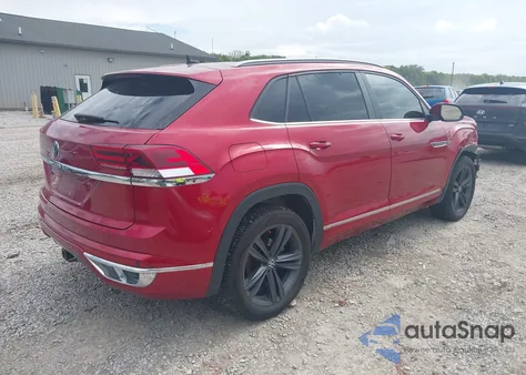 2021 Volkswagen Atlas Cross Sport 3.6L V6 Se W/Technology R-Line from USA, damaged, VIN 1V2PE2CA0MC204185